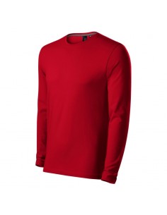Malfini Ανδρική Διαφημιστική Μπλούζα Μακρυμάνικη σε Κόκκινο Χρώμα MLI-15571