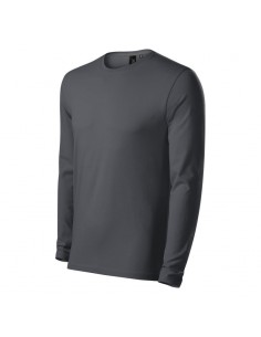 Malfini Ανδρική Διαφημιστική Μπλούζα Κοντομάνικη σε Γκρι Χρώμα MLI-15583