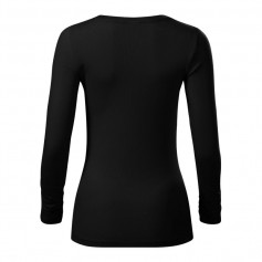 Malfini Brave Μακρυμάνικη Γυναικεία Μπλούζα Μαύρη MLI-15601