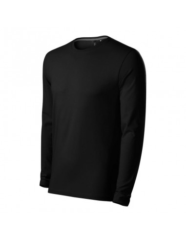 Malfini Ανδρική Διαφημιστική Μπλούζα Μακρυμάνικη σε Μαύρο Χρώμα MLI-15501