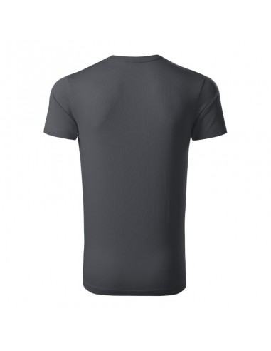 Malfini Ανδρικό Διαφημιστικό T-shirt Κοντομάνικο σε Μαύρο Χρώμα MLI-15383