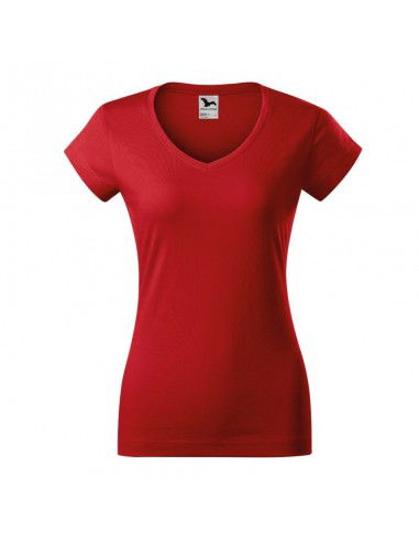 Malfini Γυναικείο Διαφημιστικό T-shirt Κοντομάνικο σε Κόκκινο Χρώμα MLI-16207