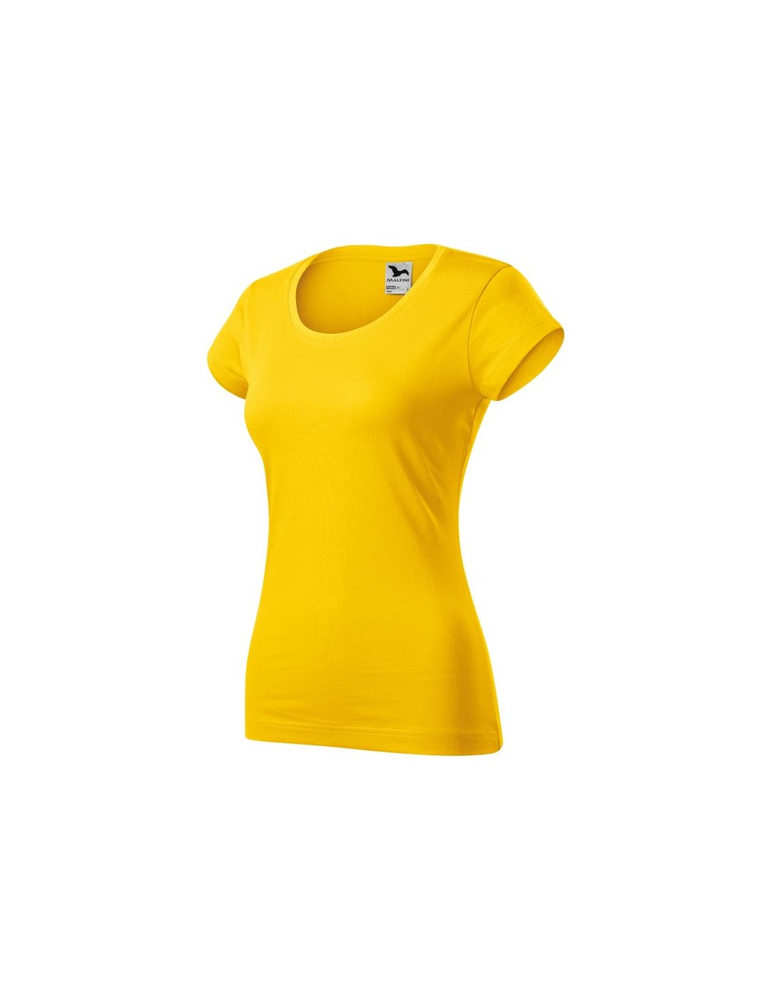 Malfini Γυναικείο Διαφημιστικό T-shirt Κοντομάνικο σε Κίτρινο Χρώμα MLI-16104