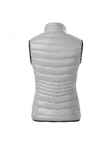 Malfini Κοντό Γυναικείο Αμάνικο Puffer Μπουφάν Γκρι MLI-554A4