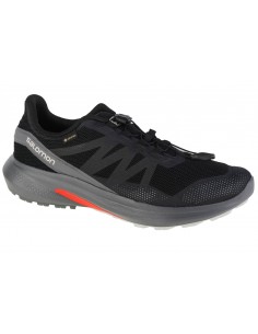 Salomon Hypulse GTX L41595900 Ανδρικά Ορειβατικά Παπούτσια Αδιάβροχα με Μεμβράνη Gore-Tex Black / Quiet Shade / Lunar Rock