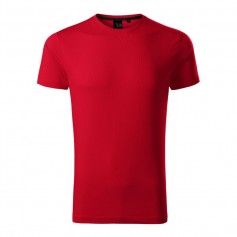Malfini Ανδρικό Διαφημιστικό T-shirt Κοντομάνικο σε Κόκκινο Χρώμα MLI-15371