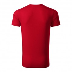 Malfini Ανδρικό Διαφημιστικό T-shirt Κοντομάνικο σε Κόκκινο Χρώμα MLI-15371