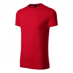 Malfini Ανδρικό Διαφημιστικό T-shirt Κοντομάνικο σε Κόκκινο Χρώμα MLI-15371