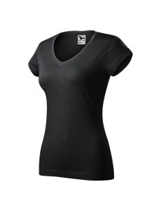 Malfini Γυναικείο Διαφημιστικό T-shirt Κοντομάνικο σε Γκρι Χρώμα MLI-16294