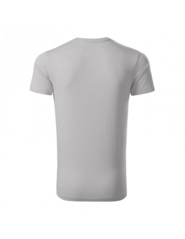 Malfini Ανδρικό Διαφημιστικό T-shirt Κοντομάνικο σε Γκρι Χρώμα MLI-153A4