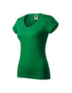 Malfini Γυναικείο Διαφημιστικό T-shirt Κοντομάνικο σε Πράσινο Χρώμα MLI-16216