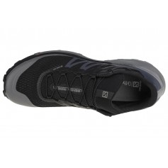 Salomon Sense Ride 4 GTX L41307100 Ανδρικά Αθλητικά Παπούτσια Trail Running Μαύρα Αδιάβροχα με Μεμβράνη Gore-Tex