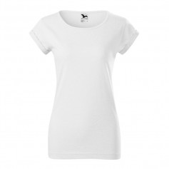 Malfini Γυναικεία Διαφημιστική Μπλούζα Κοντομάνικη σε Λευκό Χρώμα MLI-16400