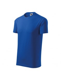 Malfini Ανδρικό Διαφημιστικό T-shirt Κοντομάνικο σε Μπλε Χρώμα MLI-14505