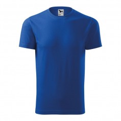 Malfini Ανδρικό Διαφημιστικό T-shirt Κοντομάνικο σε Μπλε Χρώμα MLI-14505