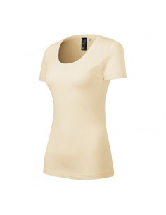 Malfini Γυναικείο Διαφημιστικό T-shirt Κοντομάνικο σε Μπεζ Χρώμα MLI-15821