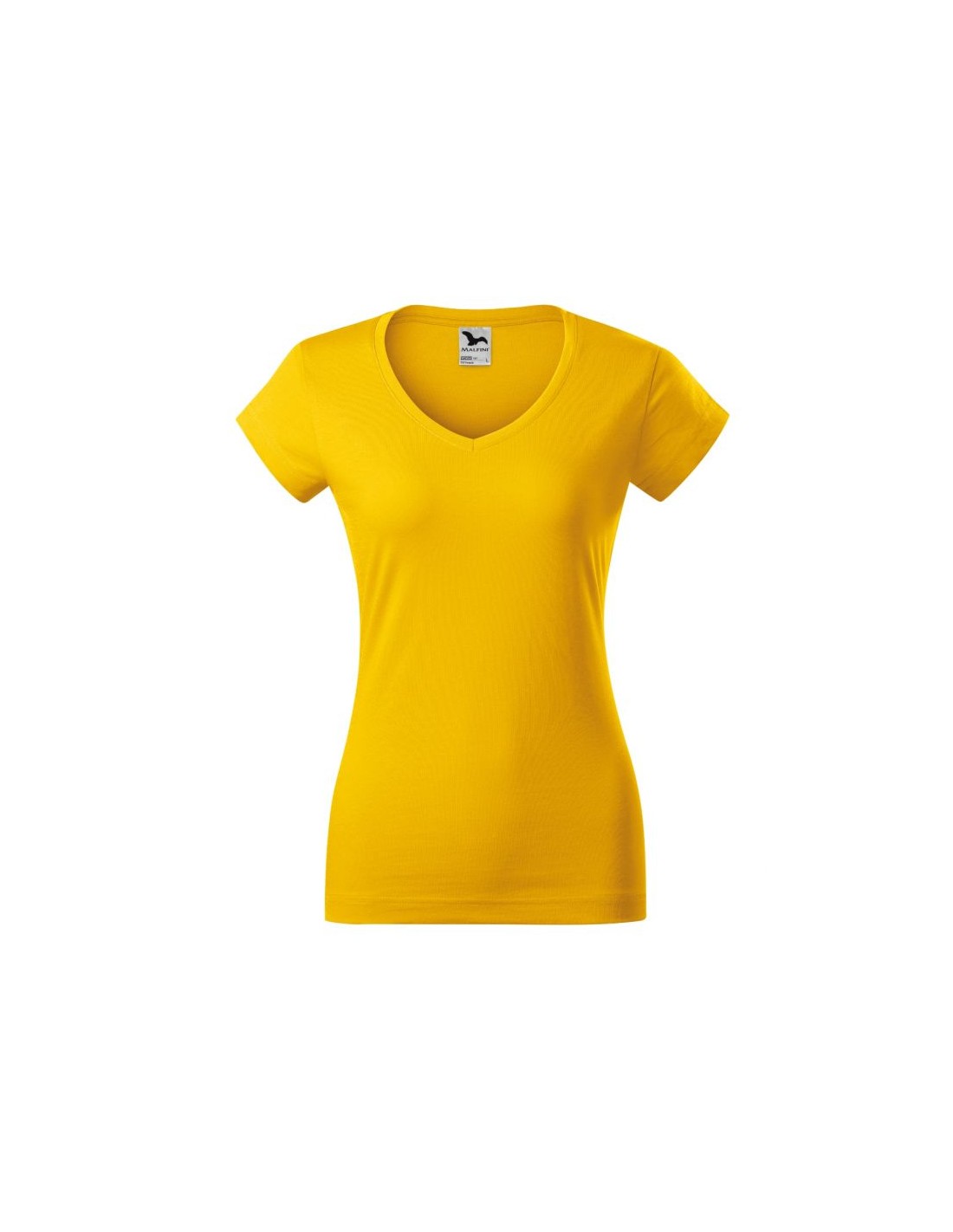 Malfini Γυναικείο Διαφημιστικό T-shirt Κοντομάνικο σε Κίτρινο Χρώμα MLI-16204