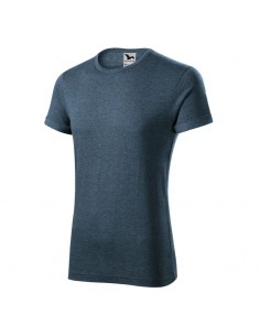 Malfini Ανδρικό Διαφημιστικό T-shirt Κοντομάνικο σε Navy Μπλε Χρώμα MLI-164M2