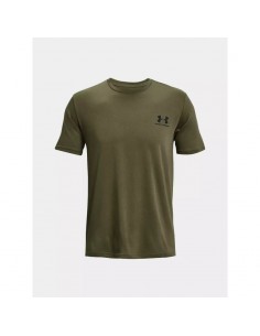 Under Armour Ανδρικό Αθλητικό T-shirt Κοντομάνικο Χακί 1326799-390