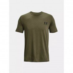 Under Armour Ανδρικό Αθλητικό T-shirt Κοντομάνικο Χακί 1326799-390