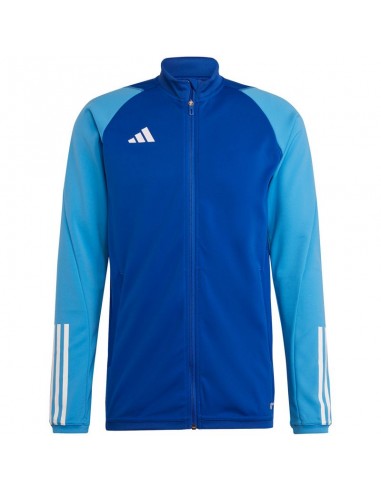 Adidas Tiro 23 Competition Ανδρική Φούτερ Ζακέτα με Τσέπες Μπλε HU1305