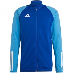 Adidas Tiro 23 Competition Ανδρική Φούτερ Ζακέτα με Τσέπες Μπλε HU1305