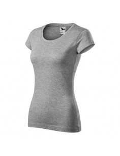 Malfini Γυναικείο Διαφημιστικό T-shirt Κοντομάνικο σε Γκρι Χρώμα MLI-16112