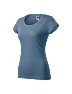 Malfini Γυναικείο Διαφημιστικό T-shirt Κοντομάνικο σε Μπλε Χρώμα MLI-16160