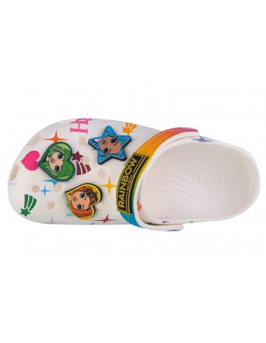 Crocs Παιδικά Σαμπό Θαλάσσης Rainbow High 208117-90H Λευκά
