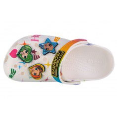 Crocs Παιδικά Σαμπό Θαλάσσης Rainbow High 208117-90H Λευκά