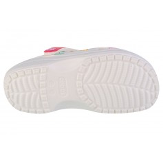 Crocs Παιδικά Σαμπό Θαλάσσης Rainbow High 208117-90H Λευκά