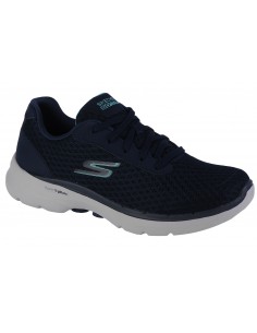 Skechers Go Walk 6 Iconic Vision Γυναικεία Ανατομικά Sneakers Navy Μπλε 124514-NVTQ