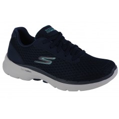 Skechers Go Walk 6 Iconic Vision Γυναικεία Ανατομικά Sneakers Navy Μπλε 124514-NVTQ