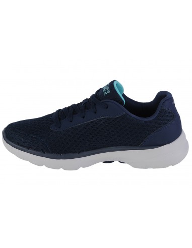 Skechers Go Walk 6 Iconic Vision Γυναικεία Ανατομικά Sneakers Navy Μπλε 124514-NVTQ