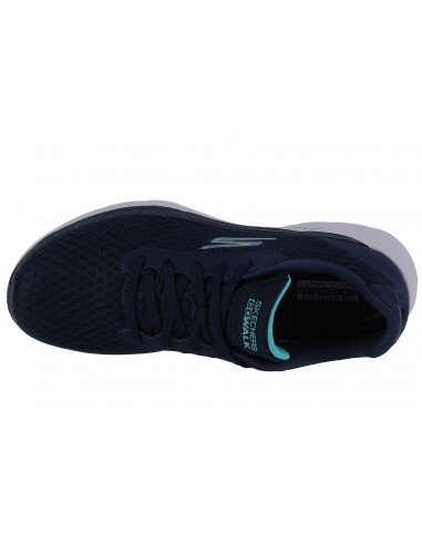 Skechers Go Walk 6 Iconic Vision Γυναικεία Ανατομικά Sneakers Navy Μπλε 124514-NVTQ
