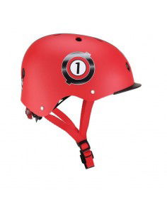 Globber Elite Lights 507-102 Παιδικό Κράνος για Ποδήλατο & Πατίνι Κόκκινο 2