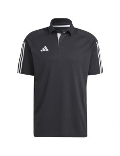 Adidas Tiro 23 Competition Ανδρικό T-shirt Κοντομάνικο Polo Μαύρο HK8051