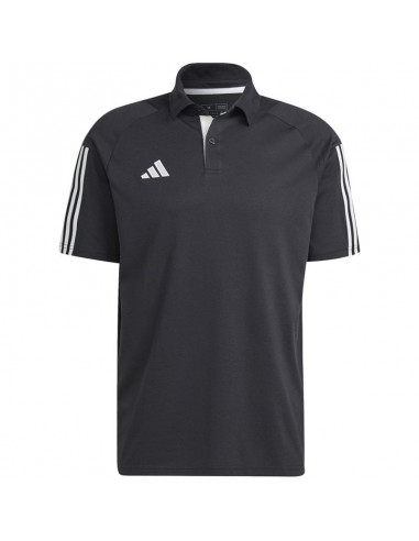 Adidas Tiro 23 Competition Ανδρικό T-shirt Κοντομάνικο Polo Μαύρο HK8051
