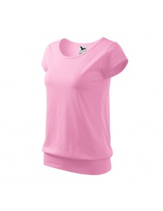 Malfini Γυναικείο Διαφημιστικό T-shirt Κοντομάνικο σε Ροζ Χρώμα MLI-12030