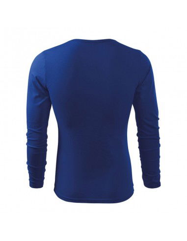 Malfini Ανδρική Διαφημιστική Μπλούζα Μακρυμάνικη σε Μπλε Χρώμα MLI-11905