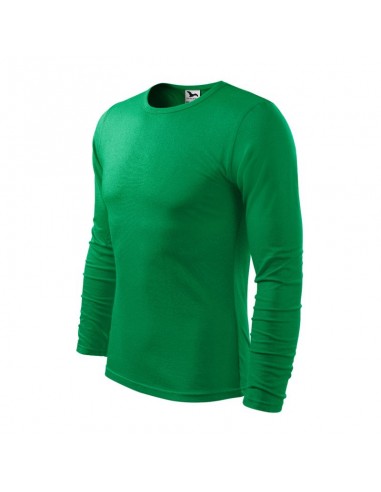 Malfini Ανδρική Διαφημιστική Μπλούζα Μακρυμάνικη σε Πράσινο Χρώμα MLI-11916