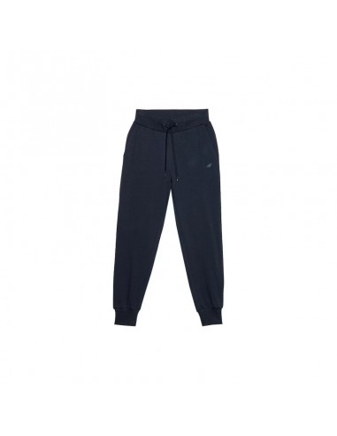 Trousers 4F W 4FSS23TTROF229 navy blue