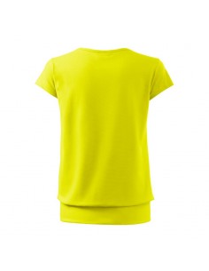 Malfini Γυναικείο Διαφημιστικό T-shirt Κοντομάνικο σε Κίτρινο Χρώμα MLI-12096