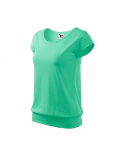 Malfini Γυναικείο Διαφημιστικό T-shirt Κοντομάνικο σε Μπλε Χρώμα MLI-12095