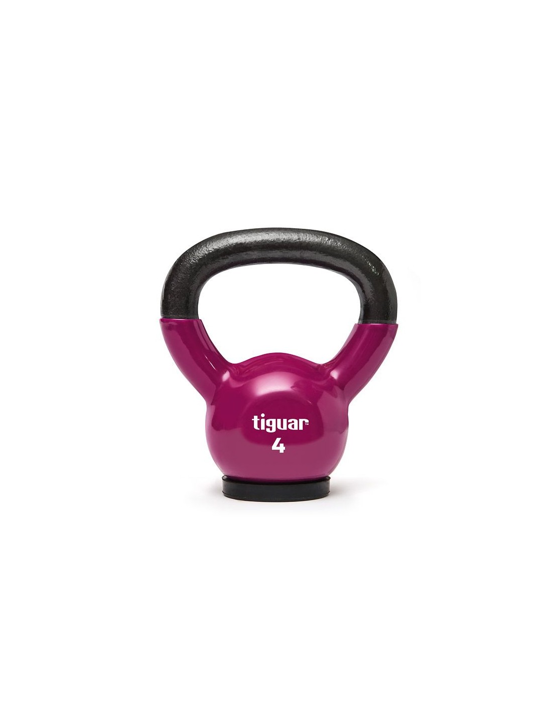 Tiguar Raw V2 TI-KB0004RV2 Kettlebell από Μαντέμι 4kg Μαύρο