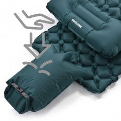 Meteor 2in1 Mattress Μονό Υπόστρωμα Camping 190x56cm Πάχους 5.5cm σε Μπλε χρώμα 16442