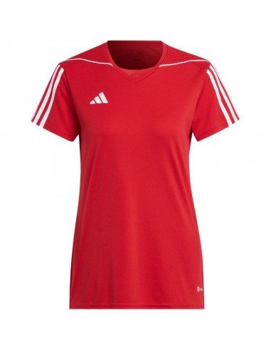 Adidas Tiro 23 League Γυναικείο Αθλητικό T-shirt Fast Drying Κόκκινο HT6549