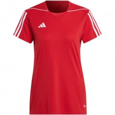 Adidas Tiro 23 League Γυναικείο Αθλητικό T-shirt Fast Drying Κόκκινο HT6549