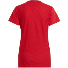 Adidas Tiro 23 League Γυναικείο Αθλητικό T-shirt Fast Drying Κόκκινο HT6549
