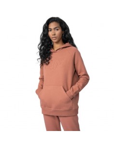 4F Γυναικείο Φούτερ με Κουκούλα Πορτοκαλί 4FSS23TSWSF535-64S